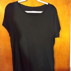 Liz Claiborne Black Short Sleeve Tee